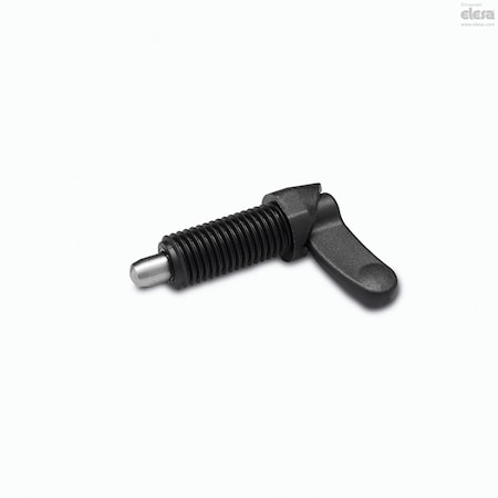 Elesa AISI 303 SS plunger, without locking nut, PMT.200-SST-6-1/2-20-A PMT.200-SST-A (inch sizes)